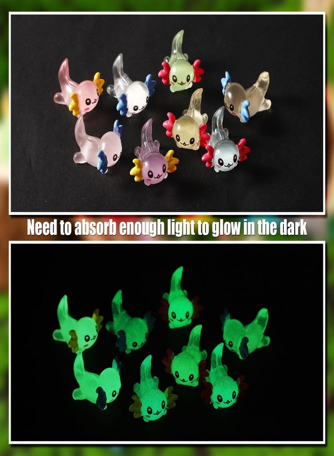 XIHIRCD 24 قطعة من مجسمات الأكسولوتل الصغيرة المصنوعة من الراتنج، 3 أشكال، مجسمات صغيرة مصغرة للأكسولوتل، ألعاب زينة مطاطية صغيرة للأكسولوتل، حيوانات صغيرة لتزيين الأعمال اليدوية والحدائق والمناظر الطبيعية وبيوت الدمى ونباتات الأصص. - Image 5